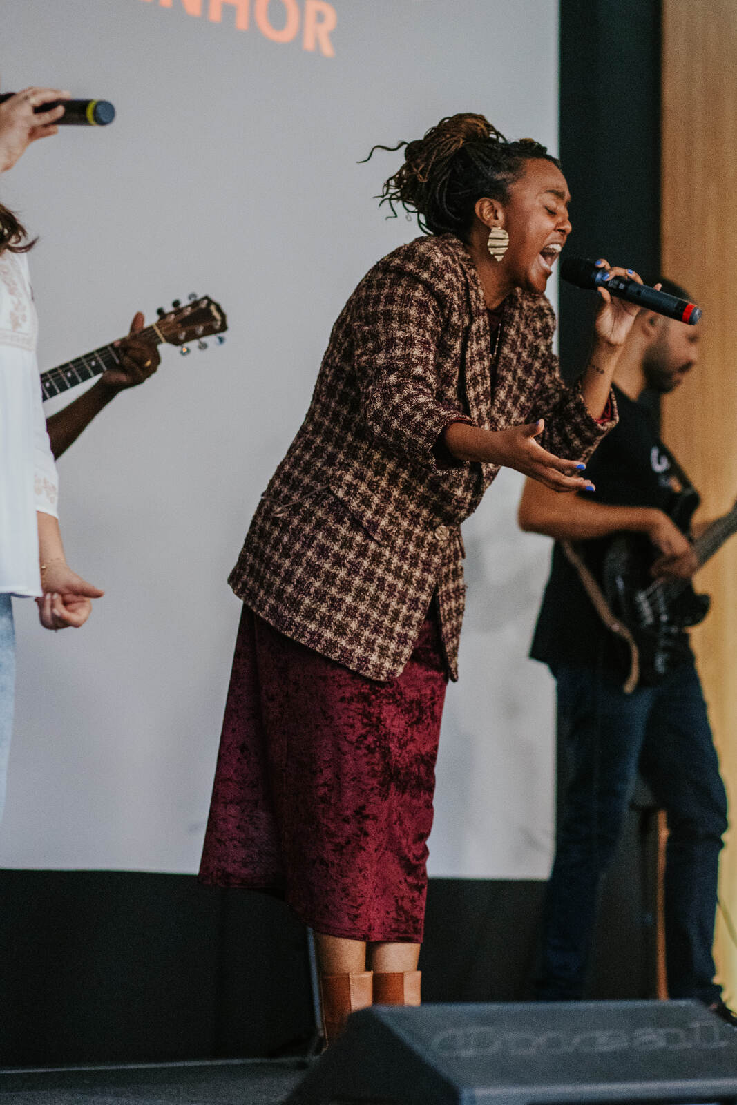 Cantora do ministério de louvor